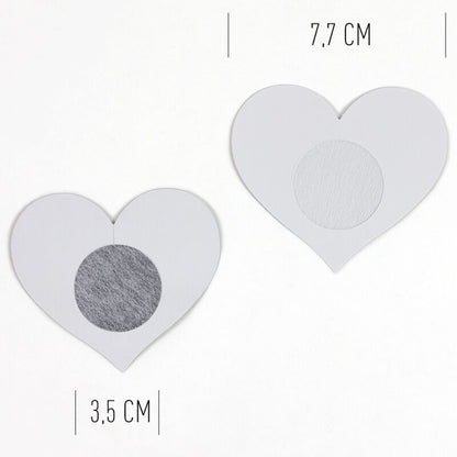 SECRET PLAY - WOW TITS! HEART-SHAPED NIPPLE COVERS