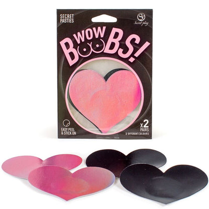 SECRET PLAY - WOW BOOBS! HEART NIPPLE COVERS - 5