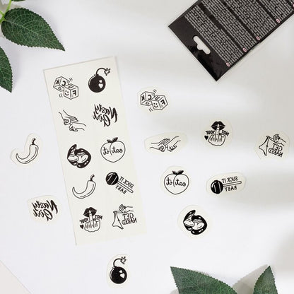 SECRET PLAY - SET OF 10 SPICY COLLECTION TEMPORARY TATTOOS - 3