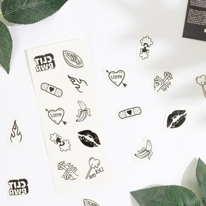 SECRET PLAY - SET OF 10 CANDY COLLECTION TEMPORARY TATTOOS - 2