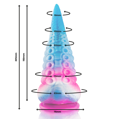 EPIC - PHORCYS BLUE TENTACLE DILDO BIG SIZE - 5