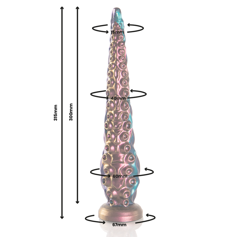 EPIC - CHARYBDIS FINE TENTACLE DILDO LARGE SIZE - 4