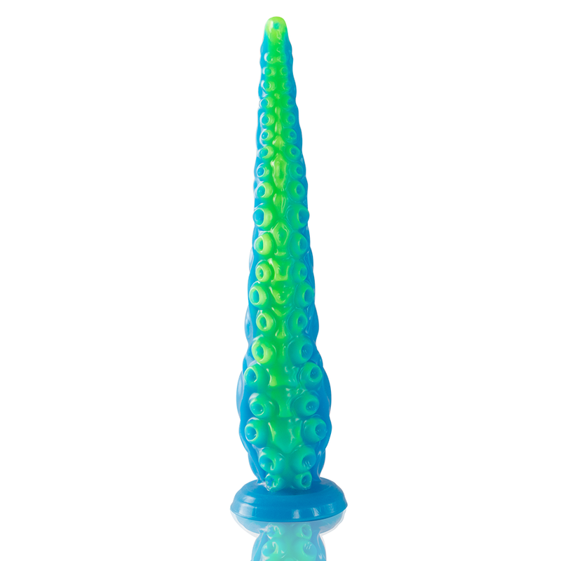 EPIC - FLUORESCENT DILDO WITH THIN SCYLLA TENTACLES LARGE SIZE