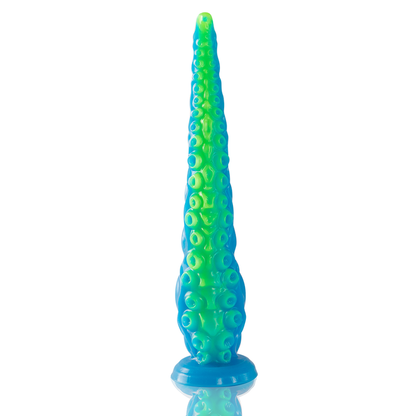 EPIC - FLUORESCENT DILDO WITH THIN SCYLLA TENTACLES LARGE SIZE