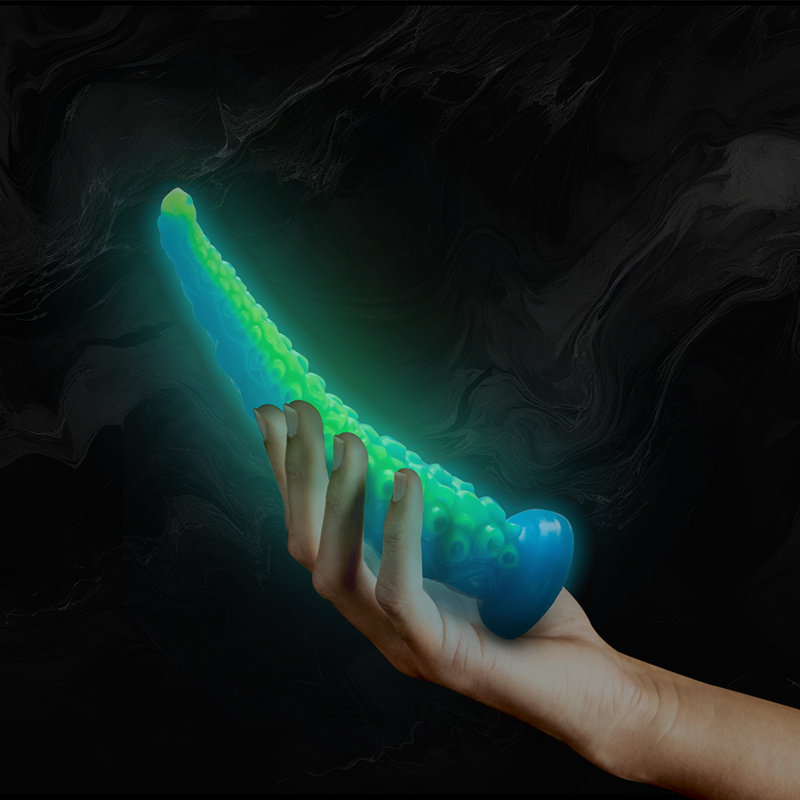 EPIC - SCYLLA FLUORESCENT THIN TENTACLE DILDO SMALL SIZE - 5