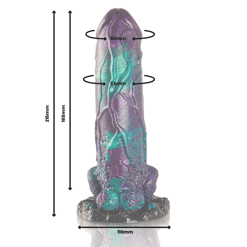 EPIC - BASILISK DILDO DOUBLE SCALY PLEASURE BIG SIZE - 4