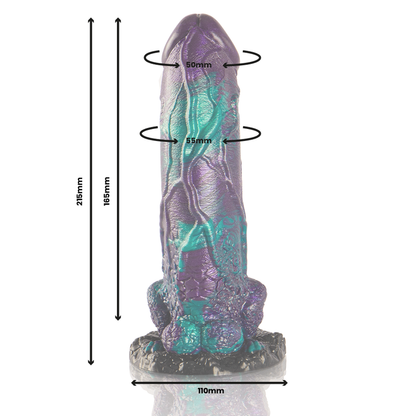 EPIC - BASILISK DILDO DOUBLE SCALY PLEASURE BIG SIZE - 4