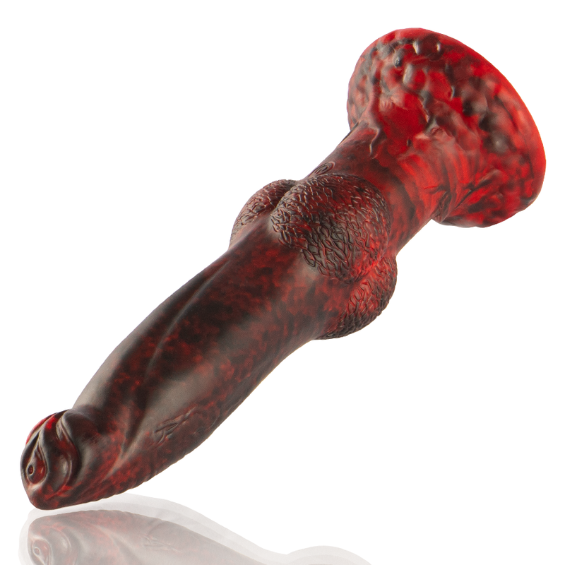 EPIC - PROMETHEUS DILDO TITAN IN FIRE RECHARGEABLE REMOTE CONTROL