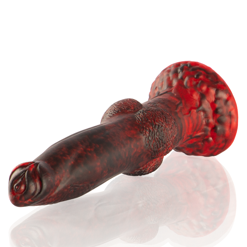 EPIC - PROMETHEUS DILDO TITAN IN FIRE RECHARGEABLE REMOTE CONTROL