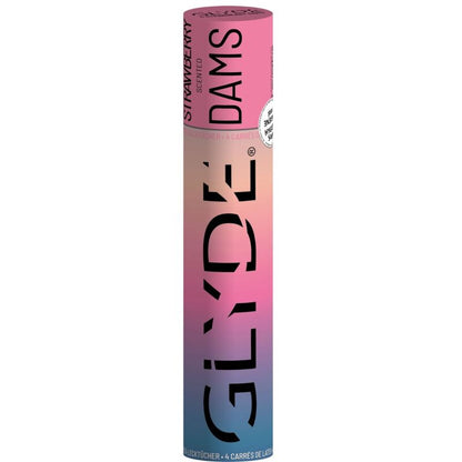 SHEER GLYDE - DAMS LAMINAS LATEX ORAL SEX STRAWBERRY - 2