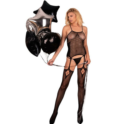 LIVCO CORSETTI FASHION - AMRIN BODYSTOCKING BLACK ONE SIZE - 10