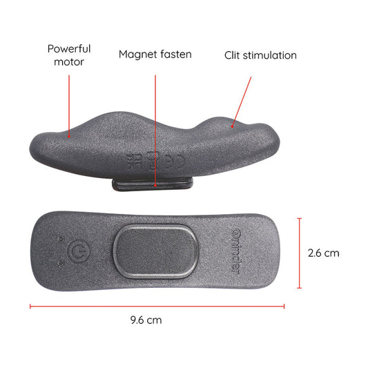 ONINDER - MANILA PANTY RECHARGEABLE VIBRATOR 9 SPEED 9.6 CM X 2.6 CM - FREE APP - 1