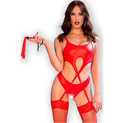 CHILIROSE - CR 4625 SET FOUR PIECES CROTCHLESS RED L - S / RED - 4