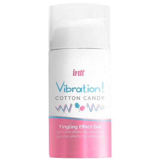 INTT - POWERFUL INTIMATE STIMULANT COTTON CANDY LIQUID VIBRATOR GEL 15 ML - 1