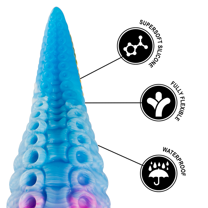 EPIC - PHORCYS BLUE TENTACLE DILDO BIG SIZE - 8