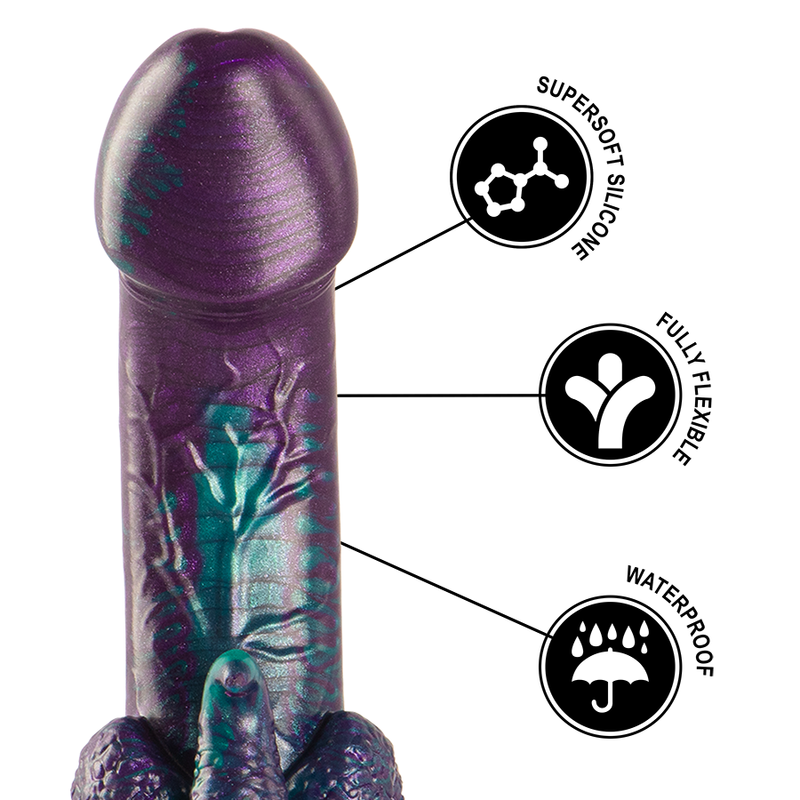 EPIC - BASILISK DILDO DOUBLE SCALY PLEASURE SMALL SIZE - 3