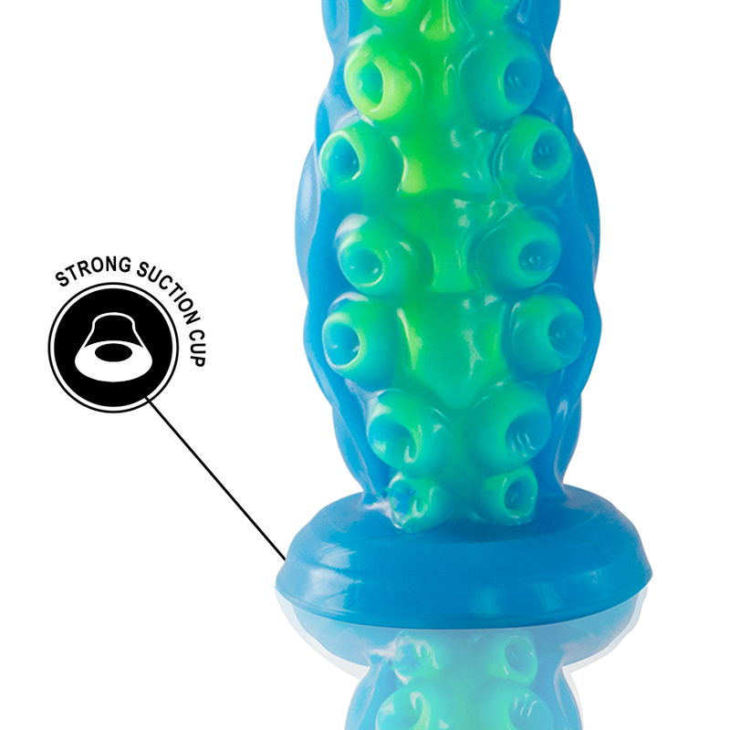 EPIC - SCYLLA FLUORESCENT THIN TENTACLE DILDO SMALL SIZE - 9