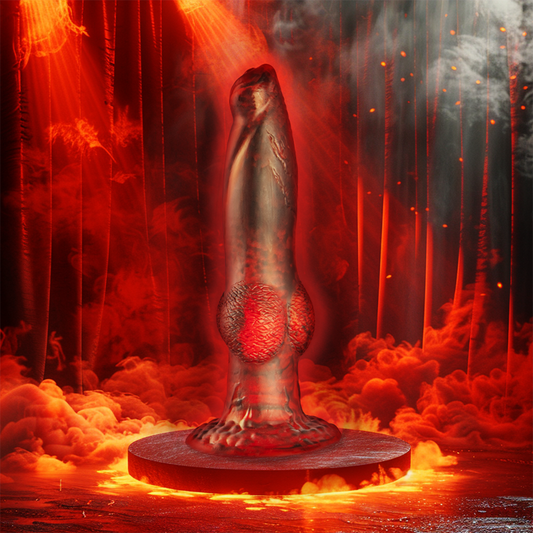 EPIC - PROMETHEUS DILDO TITAN IN FLAMES RECHARGEABLE REMOTE CONTROL - 1