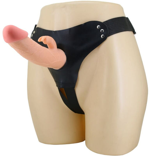 PRETTY LOVE - MAVIS HARNESS UNIVERSAL BRIEFS WITH DILDO 19 CM NATURAL - 1
