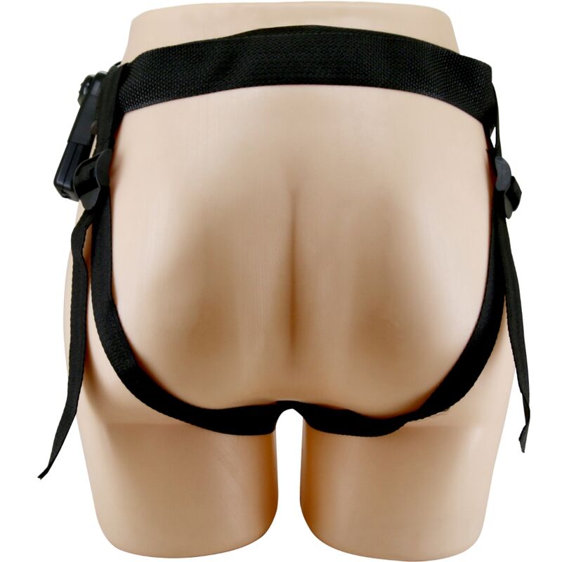 PRETTY LOVE - MARION HARNESS UNIVERSAL BRIEFS WITH VIBRATION DILDO 19 CM BROWN - 4