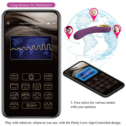 PRETTY LOVE - ETHAN RECHARGEABLE VIBRATOR LILA - 9