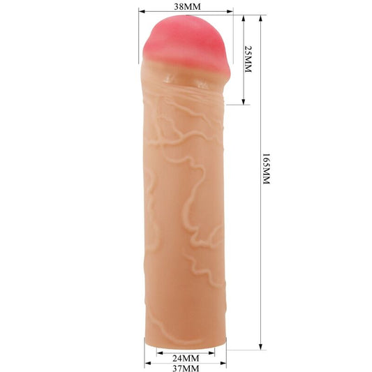 PRETTY LOVE - NILE PENIS EXTENDER COVER FLESH - 1
