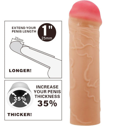 PRETTY LOVE - NILE PENIS EXTENDER COVER FLESH - 5