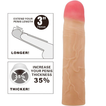 PRETTY LOVE - KYLIAN PENIS EXTENDER COVER FLESH - 5