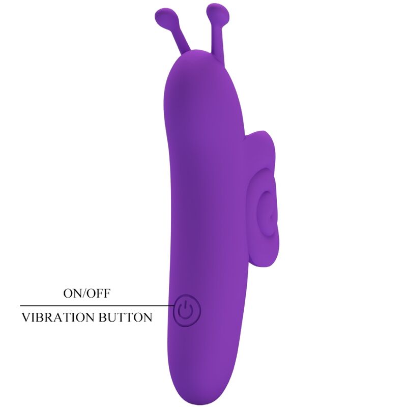 PRETTY LOVE - SNAIL POWERFUL FINGER STIMULATOR PURPLE