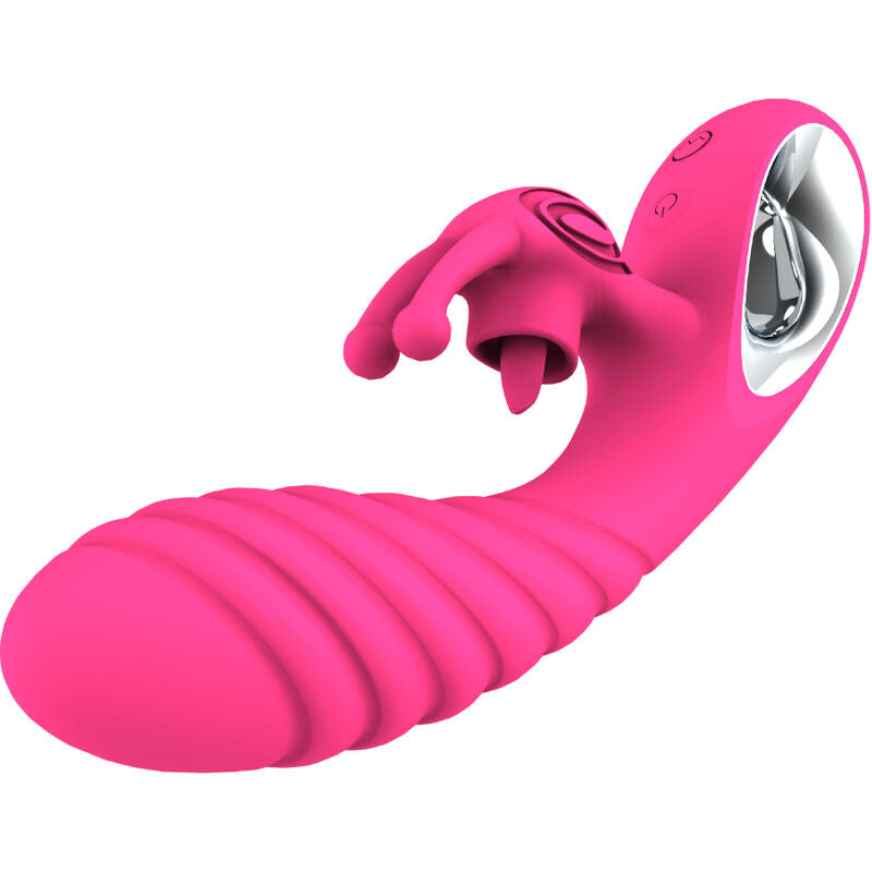 ARMONY - VICKY RABBIT VIBRATOR WITH FUCHSIA PULL RING TONGUE - 5