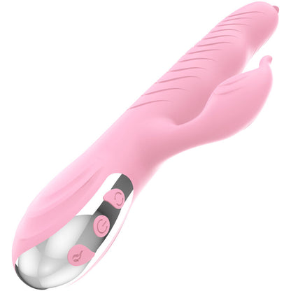 ARMONY - PINK DOUBLE TONGUE HEAT EFFECT GEAR AND THRUST VIBRATOR