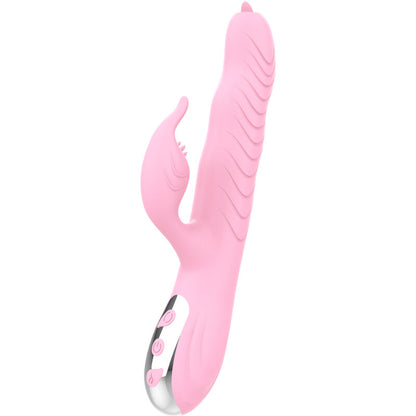 ARMONY - PINK DOUBLE TONGUE HEAT EFFECT GEAR AND THRUST VIBRATOR