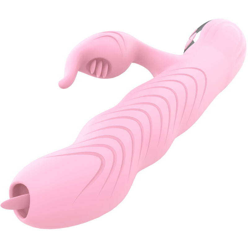 ARMONY - MARCIA VIBRATOR & THRUSTING DOUBLE TONGUE HEAT EFFECT PINK - 5