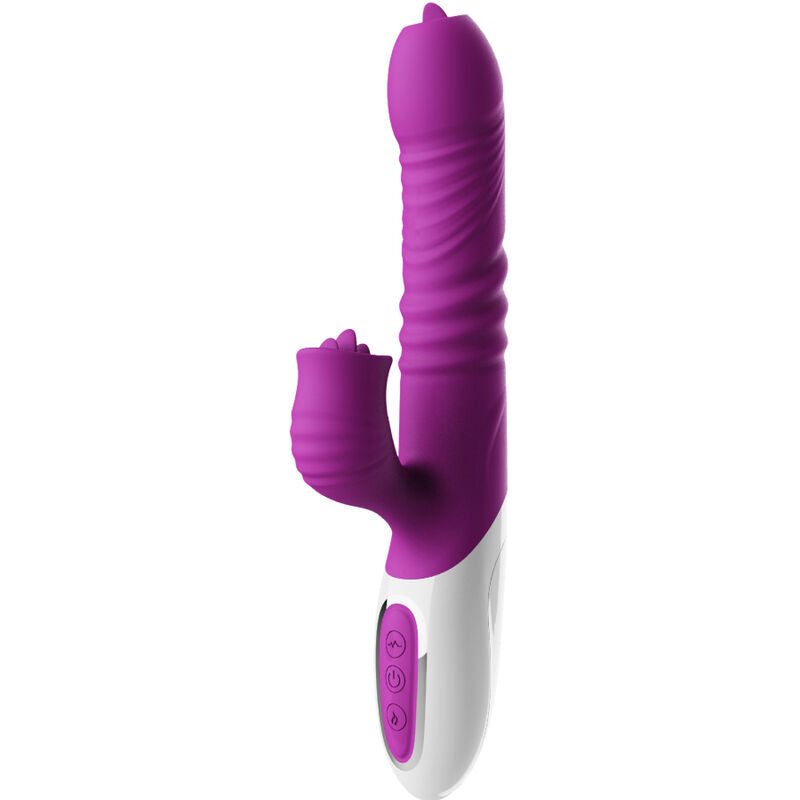 ARMONY - DOUBLE TONGUE VIBRATOR & THRUSTING VIOLET HEAT EFFECT - 2