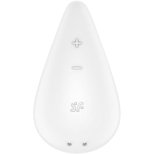 SATISFYER - VIBRADOR DEW DROP LAY-ON BLANCO