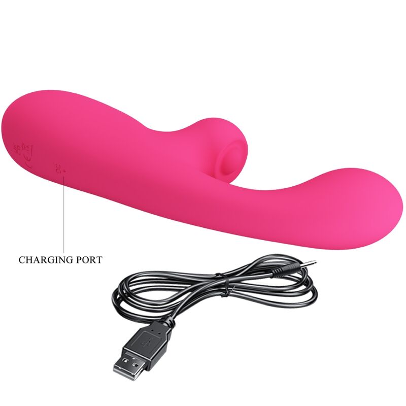 PRETTY LOVE - SKYLAR PINK STIMULATOR VIBRATOR - 8