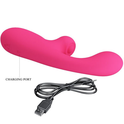 PRETTY LOVE - SKYLAR PINK STIMULATOR VIBRATOR - 8
