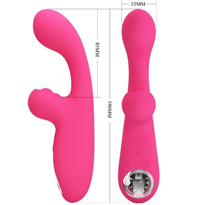 PRETTY LOVE - SKYLAR PINK STIMULATOR VIBRATOR - 10