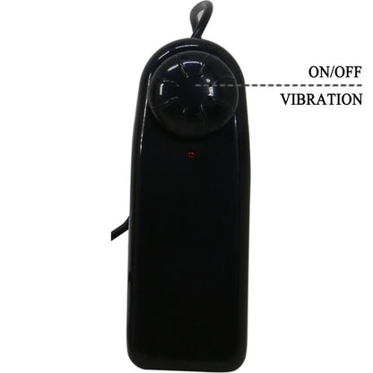 PRETTY LOVE - STARKS HARNESS SLIP DILDO MULTI-SPEED VIBRATION 17.5 CM LIGHT BROWN