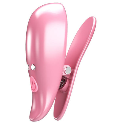PRETTY LOVE - LEAF VIBRATING NIPPLE CLAMPS PINK - 7