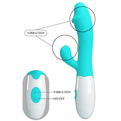 PRETTY LOVE - SNAPPY G-SPOT VIBRATOR AQUA GREEN - 2
