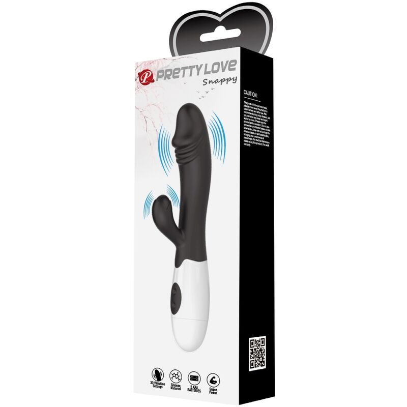 PRETTY LOVE - SNAPPY G-SPOT VIBRATOR BLACK - 1