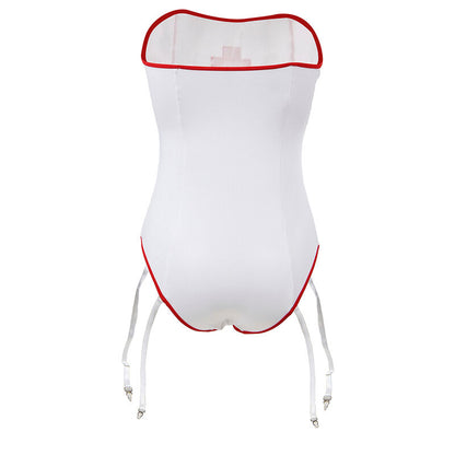 SUBBLIME - SEXY NURSE COSTUME WITH TEDDY BEAR L/XL