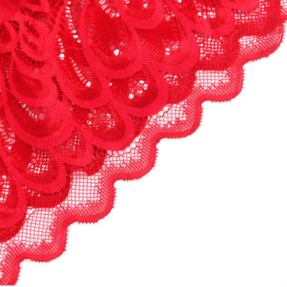 SUBBLIME - RED SATIN AND LACE BABYDOLL L/XL