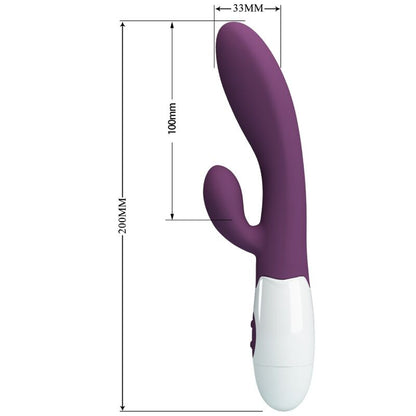 PRETTY LOVE - ALVIS RABBIT AND G-SPOT VIBRATOR PURPLE