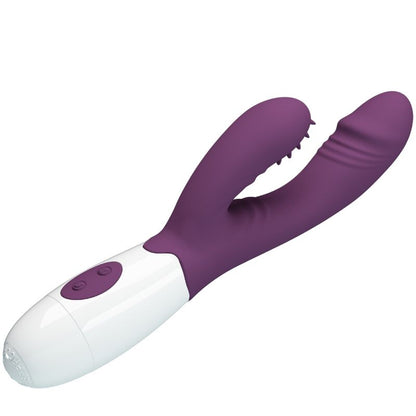 PRETTY LOVE - ANDRE RABBIT VIBRATOR & G-POINT STIMULATOR PURPLE - 4