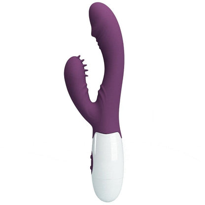 PRETTY LOVE - ANDRE RABBIT VIBRATOR & G-POINT STIMULATOR PURPLE - 6