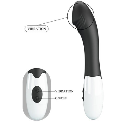 PRETTY LOVE - ELEMENTAL G-SPOT VIBRATOR 30 MODES BLACK - 8