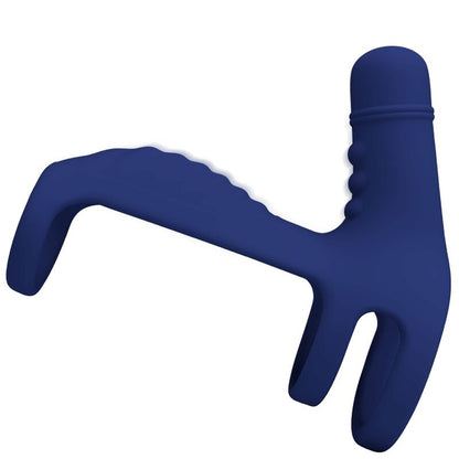 PRETTY LOVE - ELISH VIBRATING RING WITH EXTENSION BLUE - 6