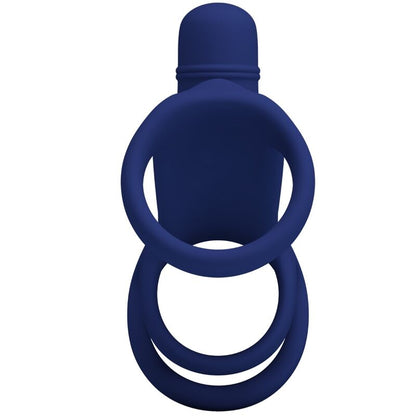 PRETTY LOVE - ELISH VIBRATING RING WITH EXTENSION BLUE - 3